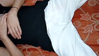 Desi Teen Stepsister Fucked Hard in Dark - Blowjob & Doggy Style - Indian Homemade Sex