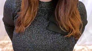 Great Big Boobs On Masturbating Redhead