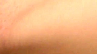 My wife a big cheating slut with small natural breasts and brown hair gets turned on by a cock in her pussy