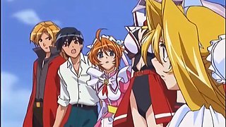 Horny japanese anime teens showing off their sexy bodies