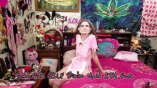 Sexy Pink GILF Bimbo Maid ATM Fuck