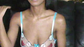 Petite Ebony Vag on Grown Man Cock