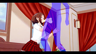 My Hero Academia Hentai - Uraraka Blowjob and Fucked - Japanese Asian Manga Anime Film Game Porn