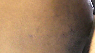 Chubby Black Girl Gets Fucked in Doggystyle and Creampied