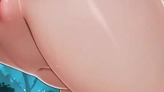 Fucking a Sexy 120-year-old Elf Archer in the Royal Gardens - Uncensored Hentai Ai