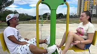 Julianaburning Pretends to Be a Sultry Aerobics Teacher to Sneakily Pound a Stranger