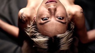 Blonde Veronica Leal is getting her tight pussy broke and fully creampied