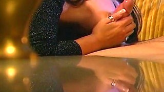 Seductive Brunette MILF in Hot Couch Action