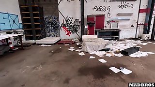 Gothic French Squatter Girl Cheats On Her Boyfriend And Pounded In My Property!! With Snow Deville