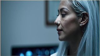 Veronica Leal And Jimmy Bud In Fucks Lab Partner Before Unbirthing Him Full Scene