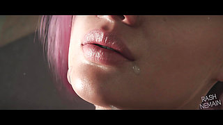 Cyberpunk 2077 judy Alvarez Love at First Braindance by Rash Nemain animation 3D Hentai
