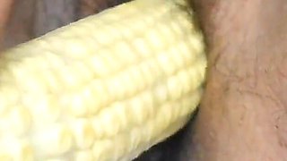 Creamy Cone Deep Inside My Pussy - Intense Food Insertion Play