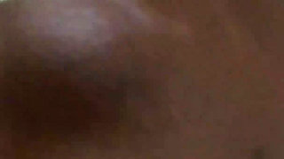 Beautiful Short-haired Black Pussy Creampied