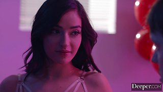 Incredible brunette with a pretty face and awesome ass has her butthole fucked mercilessly