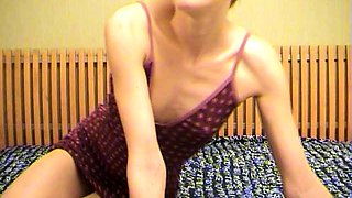 Real amateur teen plays with toys as she masturbates