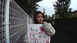 Wild Outdoor Gangbang Creampie with Horny Asian Babe