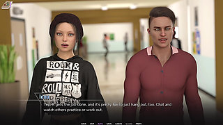 Taboo University #02 - Goth 18 Year Old Gives Me a Handjob in the Shower