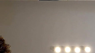 Sexy and Hot Long Legs Beauty in the Kitchen Takes off Her Underwear in a Transparent Lingerie with Seethrough Panties