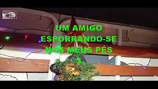 A Friend Cumming on My Feet 3