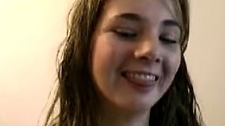 Sweet amateur teen brunette girl homemade porn