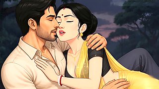 Indian aunty, cartoon fantasy, bhabhi indian