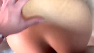 Latina's POV Tease and Blowjob Ends in Tongue Cream Pie