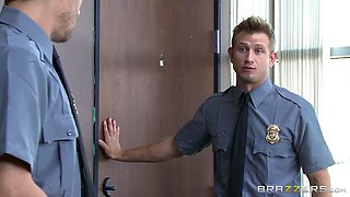 Fucking With Security With Bill Bailey, Xander Corvus, Ashley Adams - Brazzers