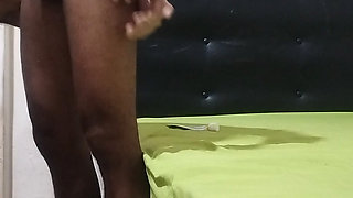 Brunette fucking my ass without a condom