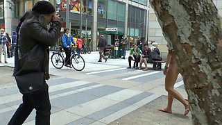 European Brunette Amateur Giving Head In Public