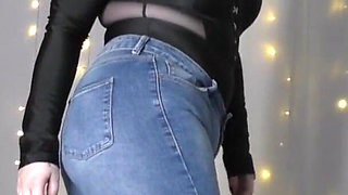 Dirty denim pervert punished