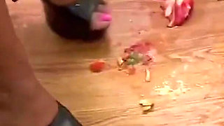 Squashing Fruits in My Black High Heels