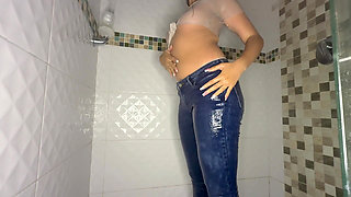 Playing in the Shower