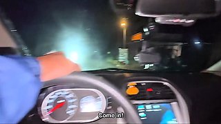 Sexy latina girl asks me to stop the car for some quick passionate banging in the cabin