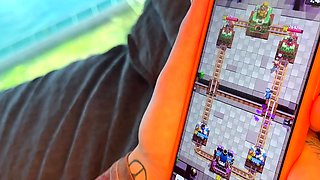 Hot Russian damsel forgot panties, now she's getting a