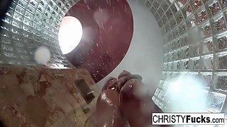 Shower BTS Fun With Christy & Dahlia