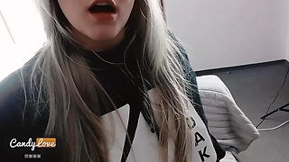 Sexually aroused bimbo crazy solo porn clip