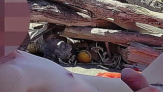 Risky Blowjob on the Canary Beach Caught with Intense Orgasm P2 - Misscreamy