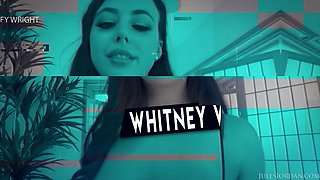 French Maid Whitney Wright Impales Her ASS On The Biggest BBC She's Ever Seen - Exclusive Scene - JulesJordan