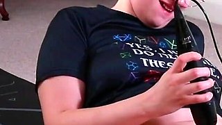 Nerdy Yoga Girl Gets Railed by Fucking Machine