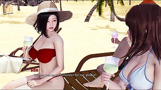 Unexperienced, big boobs, game walkthrough