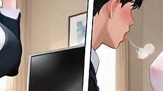 Horny Boss's Wife Fucks Assistant