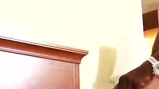 Busty tattooed redhead MILF fucked from BBC dude on the bed