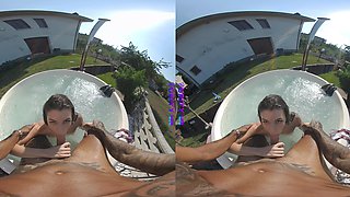 PURITYVR Orgasm in the jacuzzi with Dahlia