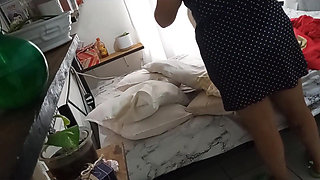 Mature MILF Cleaning Her Room 1