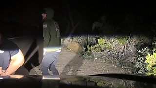 Pulled Over to Fuck Blonde Babe on the Roadside