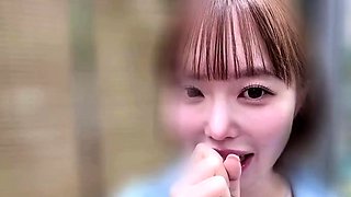 Asian Japanese teen big boobs creampie