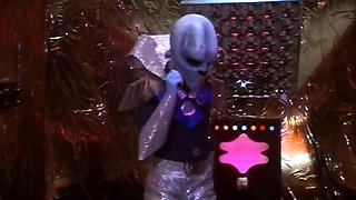 French blonde lady in vintage porno with a hairy man