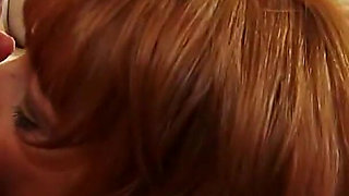 Ginger mature clears up sex date and gets fucked hard with condom