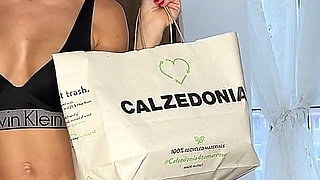 Try on Pants, Nylons, Socks After Shoppin