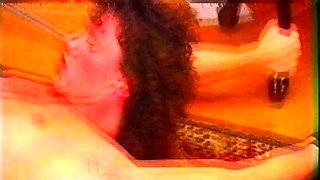 Vintage threesome and double penetration